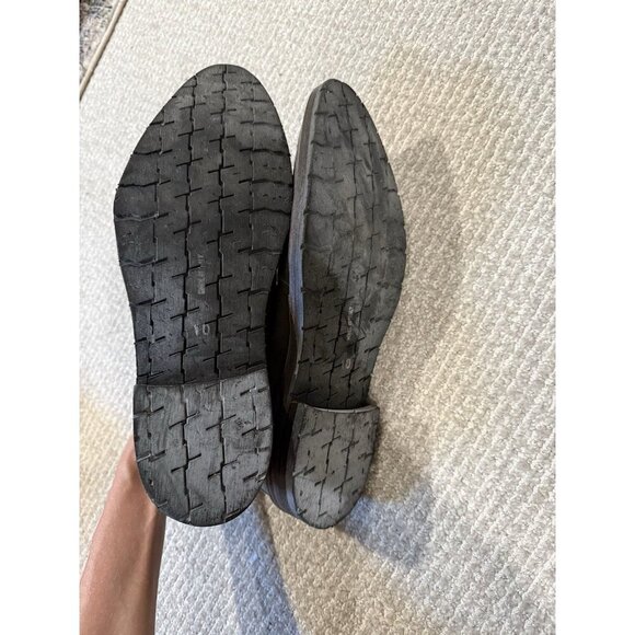 Levi’s Premium Made In Italy Men’s Dress Shoes Boots Ankle Green Brown Lace Up - Picture 5 of 7